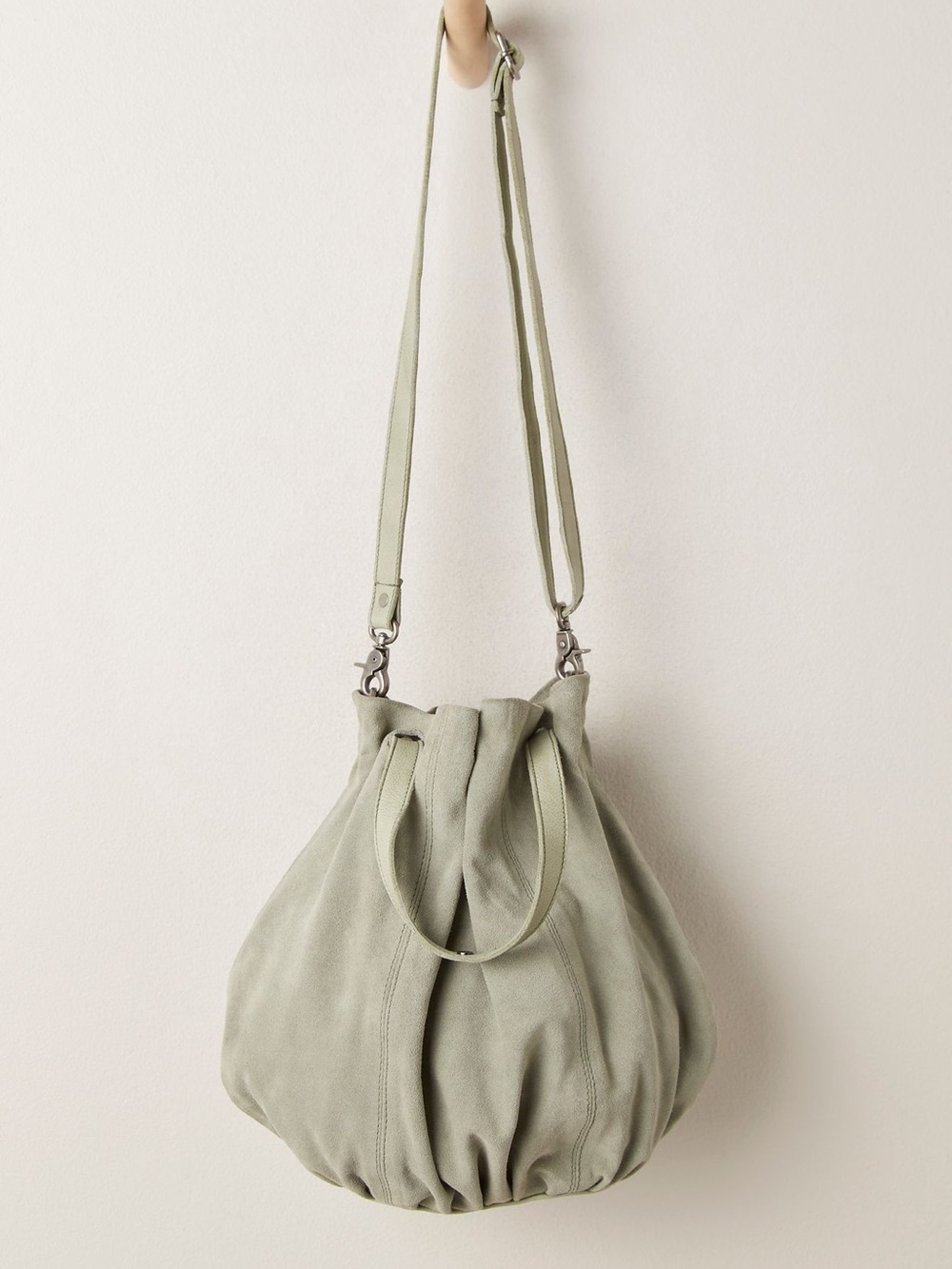 We The Free Sage Drawstring Tote in Light Sage - Picture 5 of 5